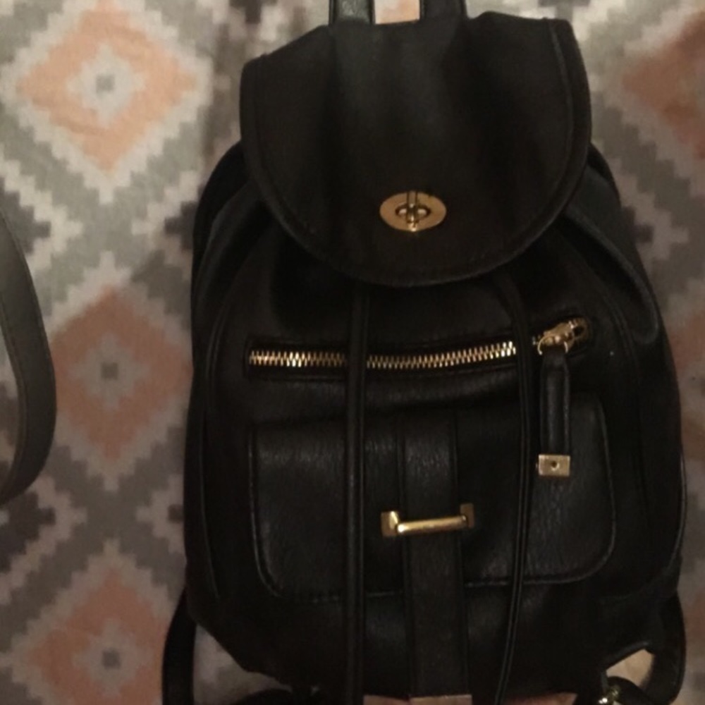 Black Leather Small Bag